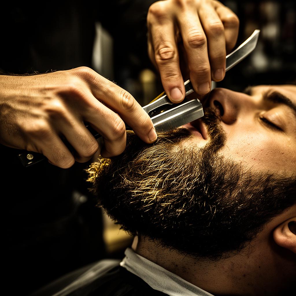 Trabalho realizado na barbearia